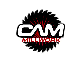 CAM Millwork logo design by aRBy