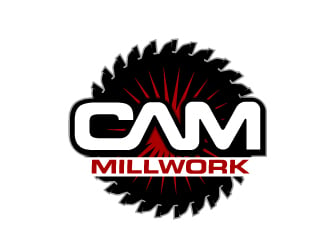 CAM Millwork logo design by aRBy