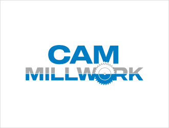 CAM Millwork logo design by catalin