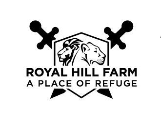 Royal Hill Farm  logo design by Moon