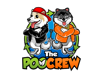 The Poo Crew logo design by haze