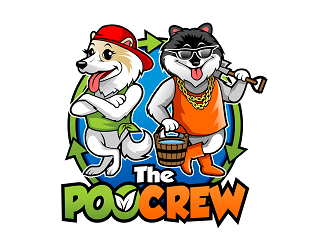 The Poo Crew logo design by haze