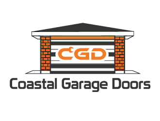 Coastal Garage Doors logo design by Suvendu