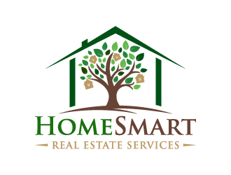 Home Smart Real Estate Services logo design by akilis13