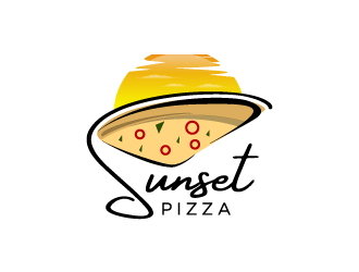 Sunset Pizza  logo design by torresace