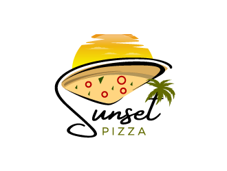 Sunset Pizza  logo design by torresace