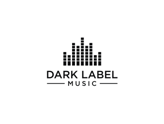 Dark Label Music  logo design by mbamboex