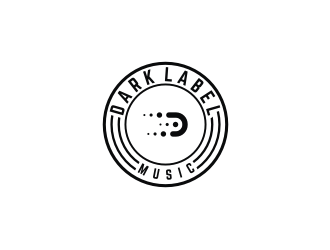 Dark Label Music  logo design by ArRizqu