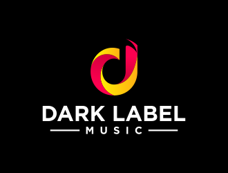 Dark Label Music  logo design by deddy