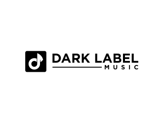 Dark Label Music  logo design by deddy