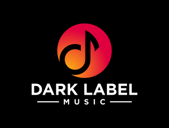 Dark Label Music  logo design by deddy