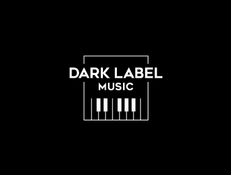 Dark Label Music  logo design by dgawand