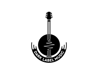 Dark Label Music  logo design by dgawand