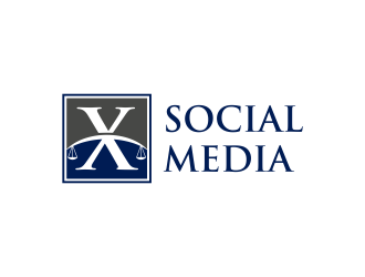 X Social Media logo design by GassPoll