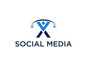 X Social Media logo design by GassPoll