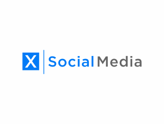 X Social Media logo design by kurnia