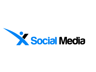 X Social Media logo design by AamirKhan