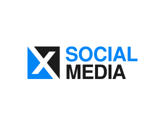 X Social Media logo design by lexipej