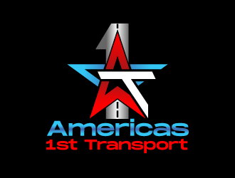 Americas 1st Transport logo design by nexgen