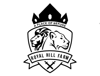 Royal Hill Farm  logo design by Moon