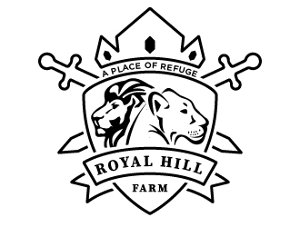 Royal Hill Farm  logo design by Moon