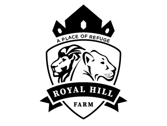 Royal Hill Farm  logo design by Moon