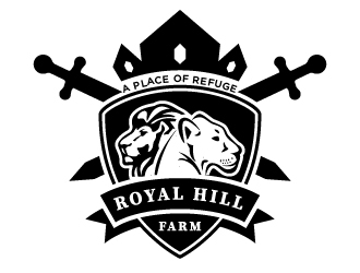 Royal Hill Farm  logo design by Moon