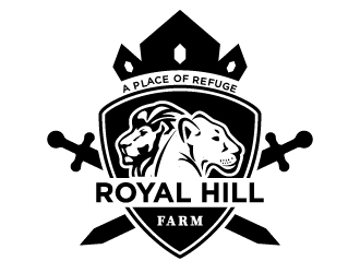 Royal Hill Farm  logo design by Moon