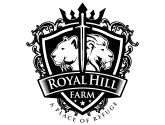 Royal Hill Farm  logo design by jaize