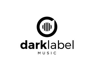 Dark Label Music  logo design by CreativeKiller