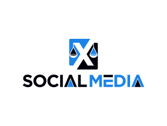 X Social Media logo design by goblin