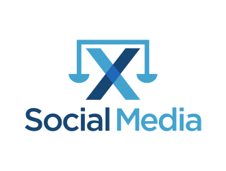 X Social Media logo design by Gopil