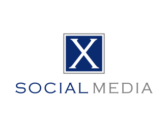 X Social Media logo design by Gopil