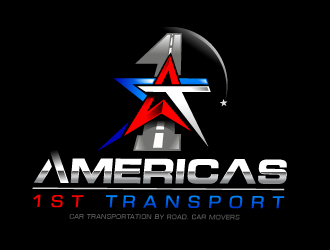 Americas 1st Transport logo design by Suvendu