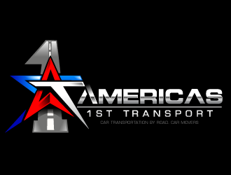 Americas 1st Transport logo design by Suvendu