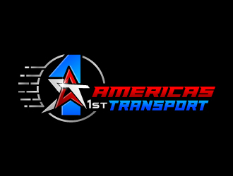 Americas 1st Transport logo design by Suvendu