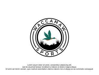 Waccamaw Sports logo design by bebekkwek