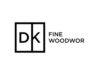 DK Fine Woodworks logo design by pel4ngi