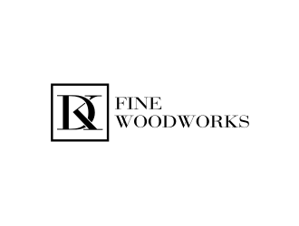 DK Fine Woodworks logo design by hopee