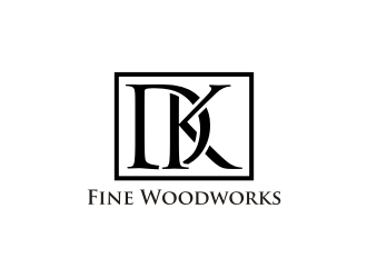 DK Fine Woodworks logo design by sodimejo