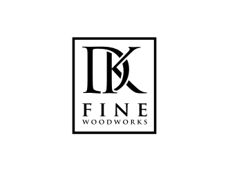 DK Fine Woodworks logo design by sodimejo