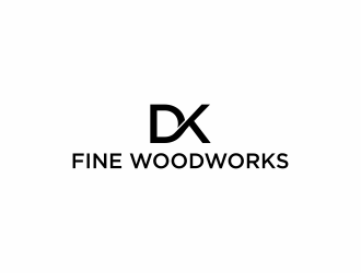 DK Fine Woodworks logo design by ozenkgraphic