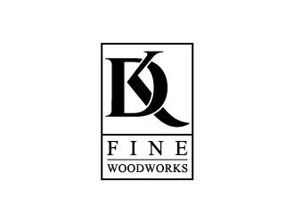 DK Fine Woodworks logo design by bigboss