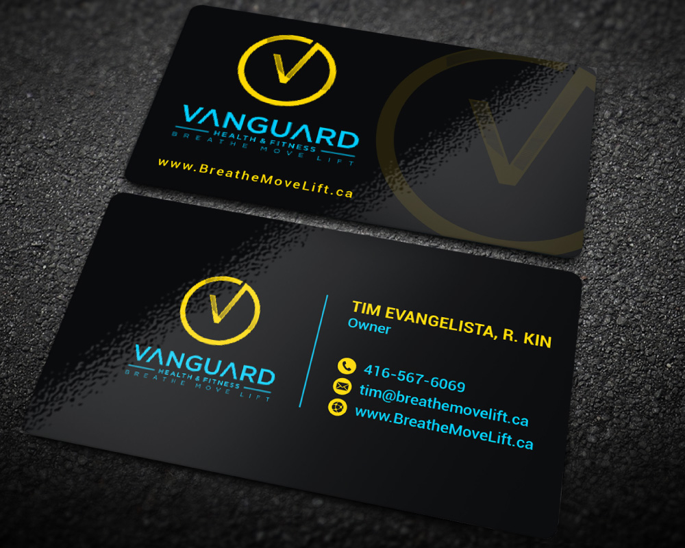 Vanguard Health & Fitness logo design by Boomstudioz