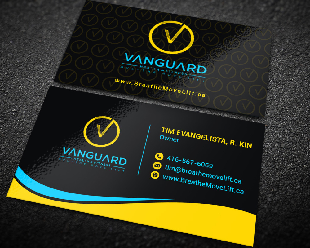 Vanguard Health & Fitness logo design by Boomstudioz