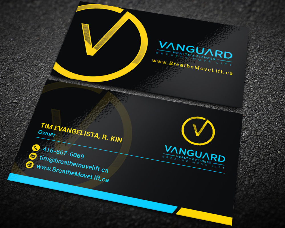 Vanguard Health & Fitness logo design by Boomstudioz