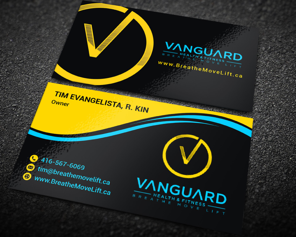 Vanguard Health & Fitness logo design by Boomstudioz