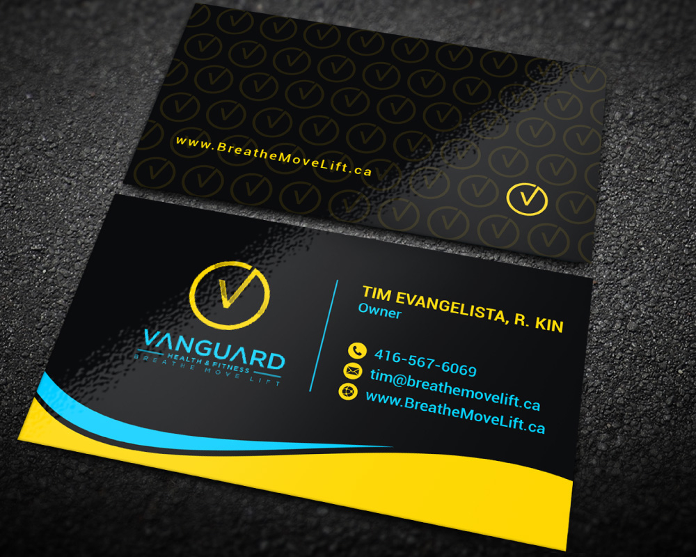 Vanguard Health & Fitness logo design by Boomstudioz