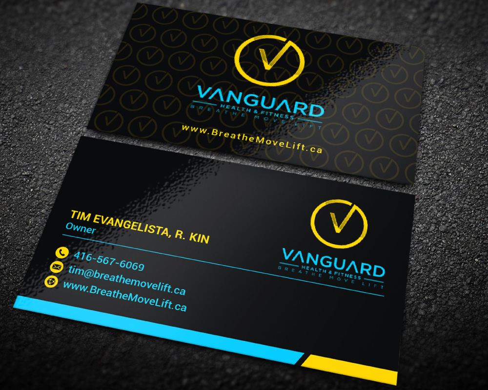 Vanguard Health & Fitness logo design by Boomstudioz