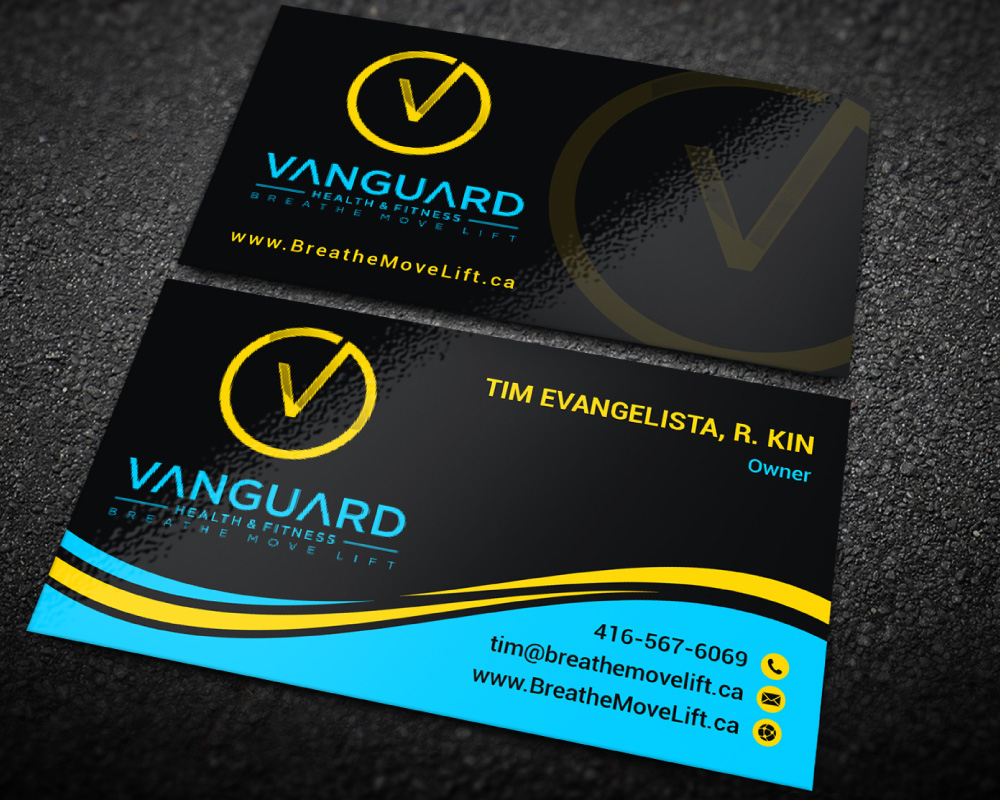 Vanguard Health & Fitness logo design by Boomstudioz